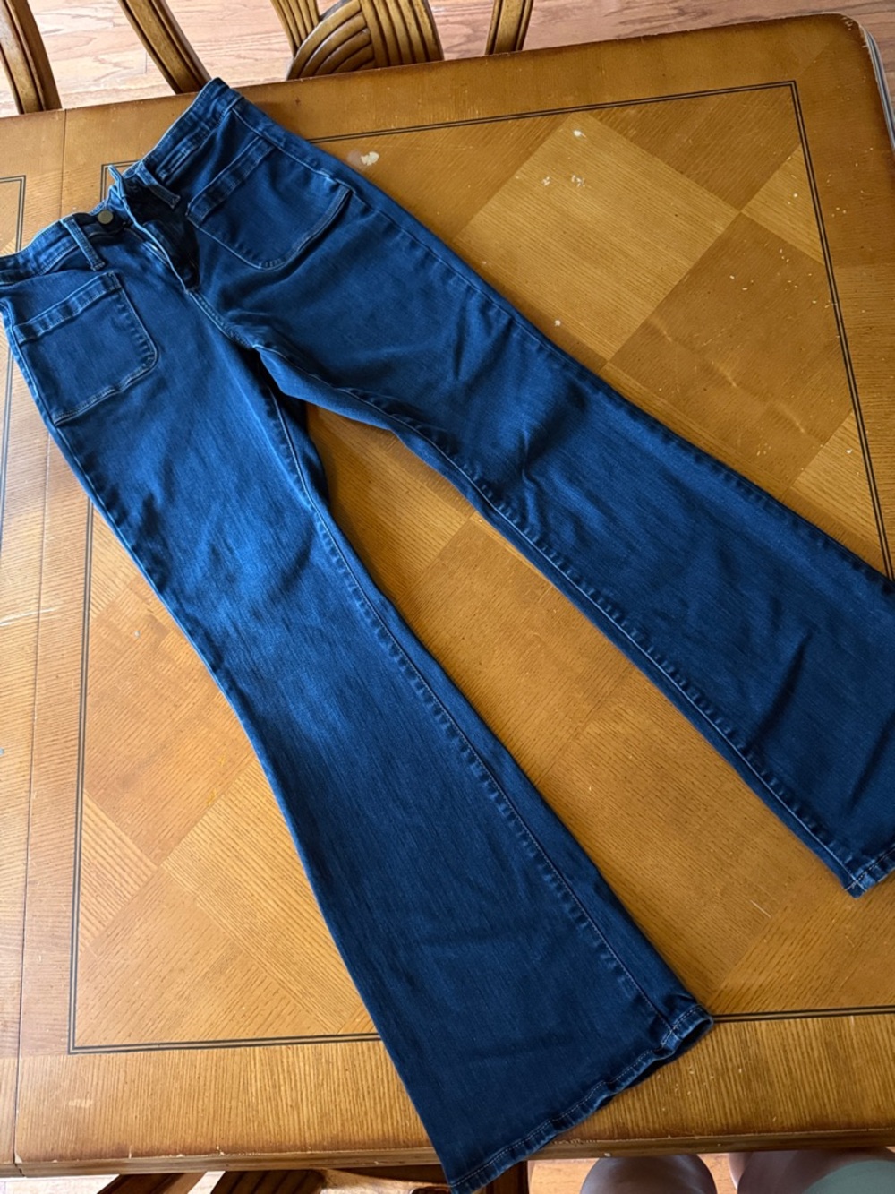 Universal Thread Women's Dark Blue Flare Jeans